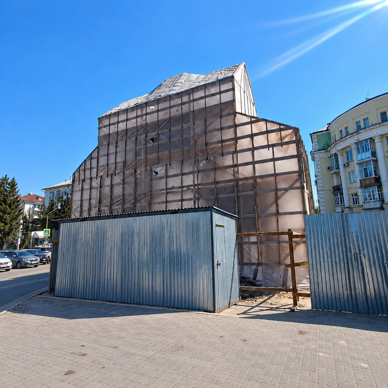 Реставрация фасада — пример объекта